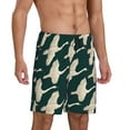 thumbnail image 2 of Fotbe Flying Swans Pantalones Cortos de Pijama para Hombre, Ropa de Dormir, Pantalones de Pijama Cortos para Hombre-XX-Large, 2 of 6