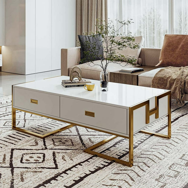 18+ Gold And Mirror Coffee Table