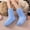 Blue, variant on SwiftWear Fuzzy Fluffy Bootie Slipper Sock with Gripper Warm Cozy House Socks for Women - Winter Soft Comfy Fleece Sleep Socks, Khaki