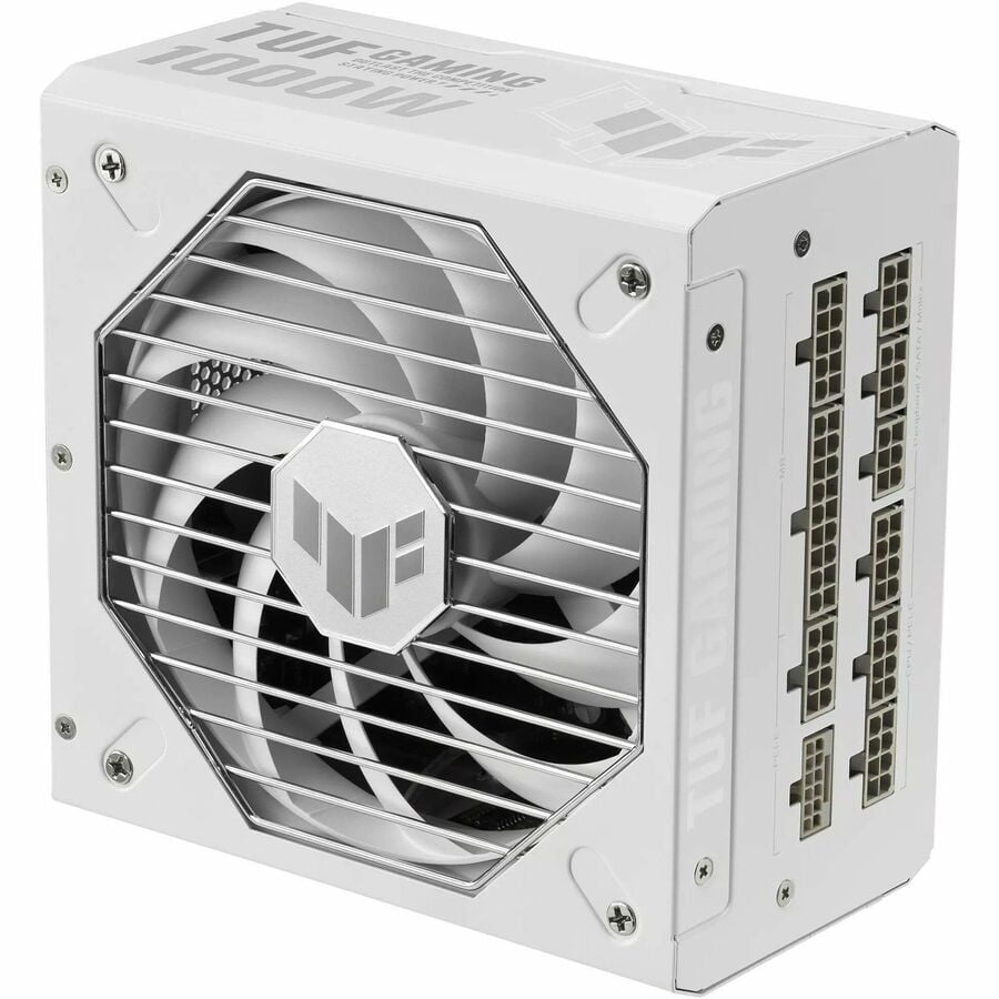 Asus TUF Gaming TUF-GAMING-1000G-WHITE 1000W Power Supply - Internal - 120 V AC, 230 V AC Input - 3.3 V DC, 5 V DC, 12 V DC, -12 V DC, 5 V SB Output - 1000 W - 1 Fan(s) - 92% Efficiency