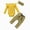 H1754-Yellow, variant on TOWED22 Newborn Baby Girl Fall Winter Clothes 3-Piece Outfits Set Long Sleeve Round Neck Bodysuit Romper Ribbed Pants Headband Set(Grey,3-6 M)