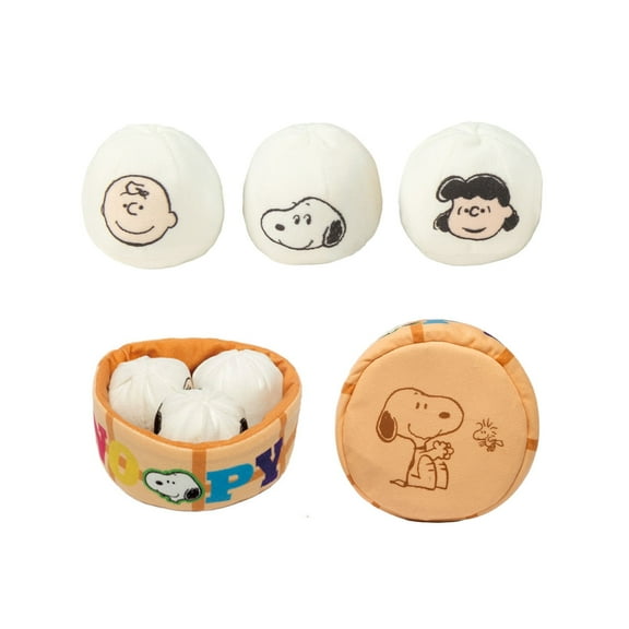 kashima and Peanuts Bun Toy, Crinkle Sound Catnip Toys, Interactive cat Exercise Kicker Toys