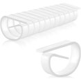 thumbnail image 1 of RV 12 clips de plástico irrompibles para mantel en color blanco, peso para mantel, soporte para mantel hecho de (12 piezas) Rojo Verde, 1 of 5