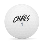 Wilson CHAOS White 24-Ball Golf Set with High-Energy Core and Soft Feel