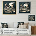 thumbnail image 4 of Designart "Gold Metallic Beach View I" Minimalism Landscape Wall Art For Kitchen, 4 of 5