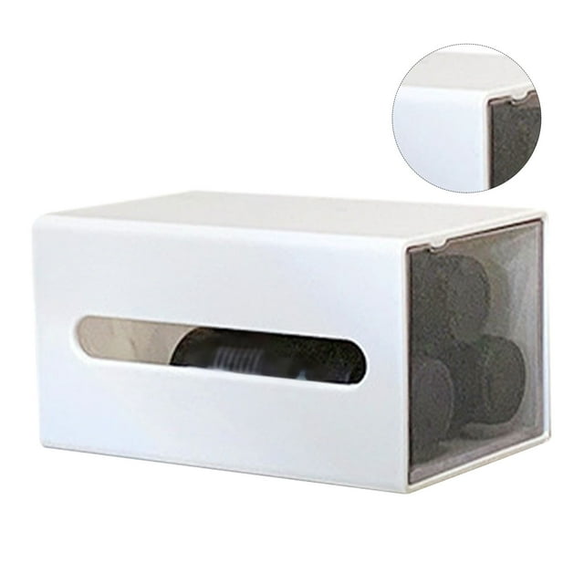 Boîte de Rangement Murale, Boîte de Rangement en Plastique pour Tiroir Mural Efficacité Maximale