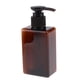 thumbnail image 3 of 2 botellas vacías de PET de 150 ml con bomba plana, contenedor de viaje para emulsión. marrón, 3 of 8