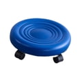 thumbnail image 4 of Luzkey Tabouret Roulant Bas avec Roulettes Pivotantes pour Manucure Mécanique Sport Bleu, 4 of 8