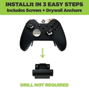 HIDEit Mounts Uni-C (2pk) - Universal Controller Wall Mount - Compatible with PlayStation, Xbox, Nintendo Controllers and More