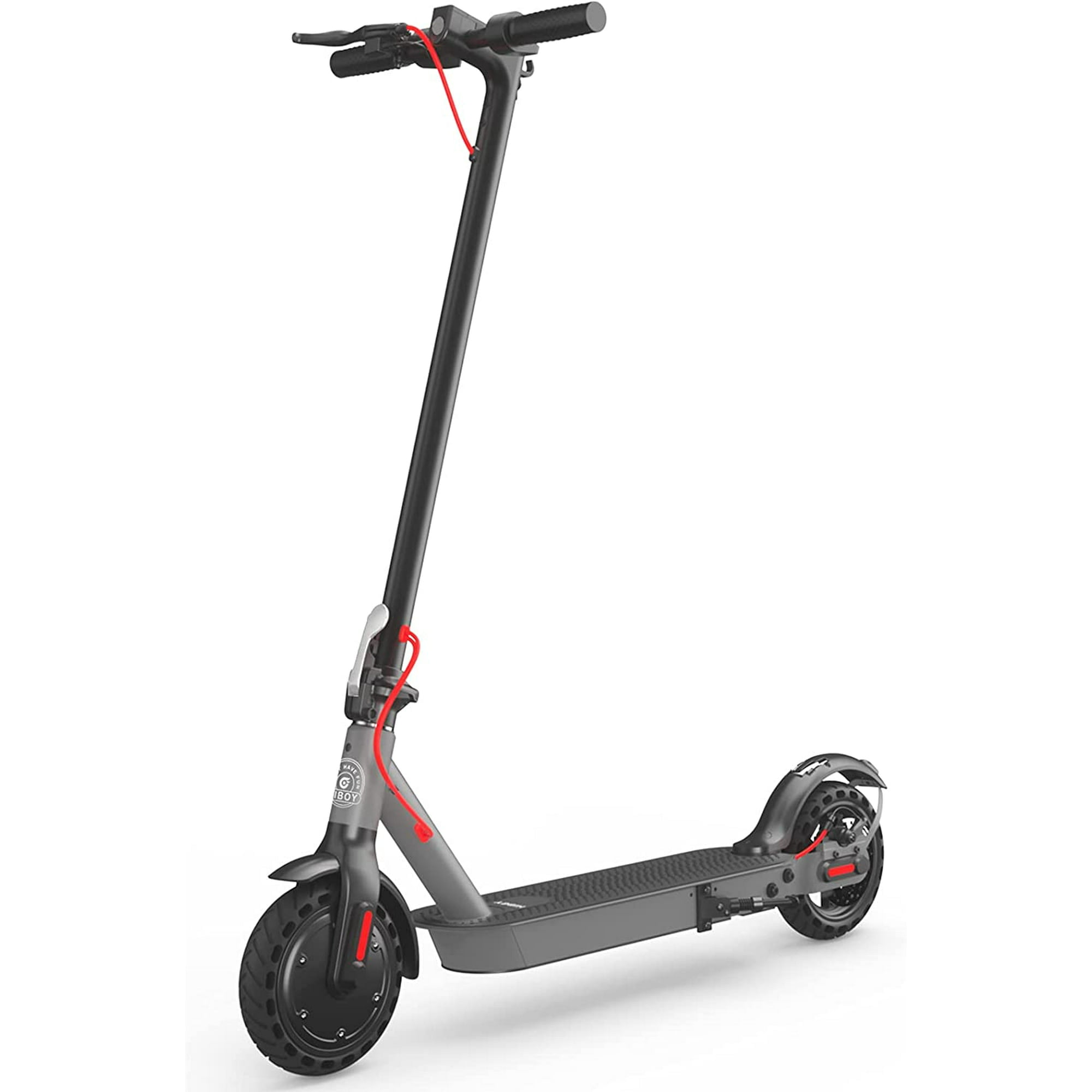 Hiboy Electric Scooter for Adults - 350W Motor, 19 MPH & 17 Miles Range, 8.5" Solid Tires, Portable Folding Commuter Scooter with Dual Braking System, App Control & Scooter Phone Holder