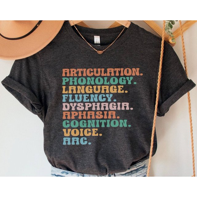 Slp Scope Of Practice Language Pathologist Pathologist Dysphagia Phonology Tshirt 13 All Size S-4Xl