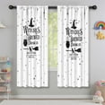 thumbnail image 5 of 2 Panels Print Pattern Nursery Curtains Boys Girls Kids Halloween Nightmare Before Window Drapes for Living Bedroom Playroom Room Decor Rod Pocket 42x63Inch, 5 of 5