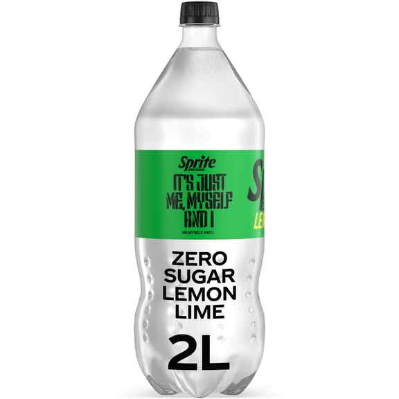 Sprite Zero Sugar Lemon-Lime Caffeine Free Soda Pop Bottle, 2 Liters