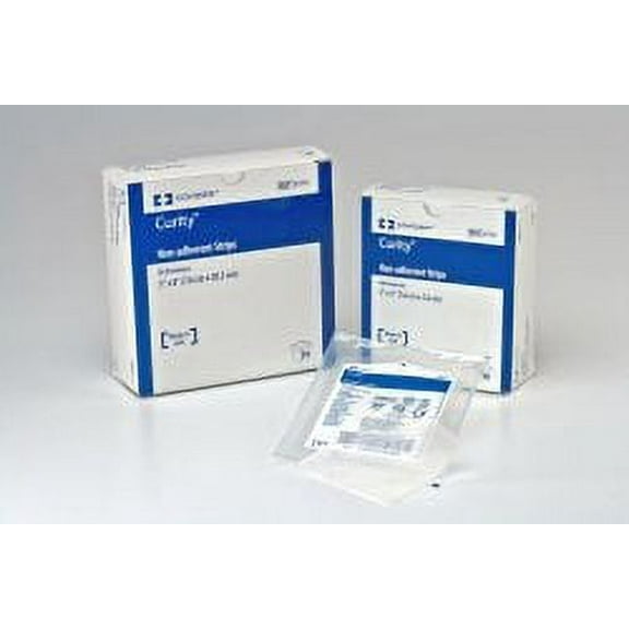 Cardinal Oil Emulsion Impregnated Dressing Curity 3 X 3 Inch Mesh / Knitted Fabric Oil Emulsion Blend Sterile Box of 50