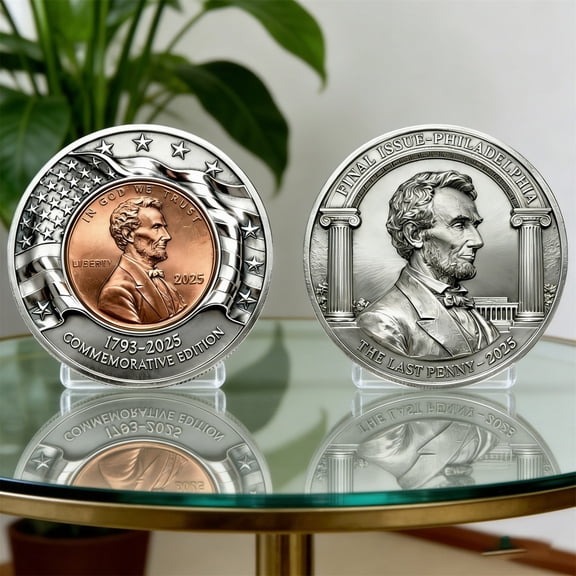 SDOHIG 2025 U.S. Penny Commemorative Keepsake, 2025 U.S. 1 Cent Commemorative Keepsake, Collectible Gift for Keepsake Lovers Collectors, Limited Edition for History & Keepsake Enthusiasts