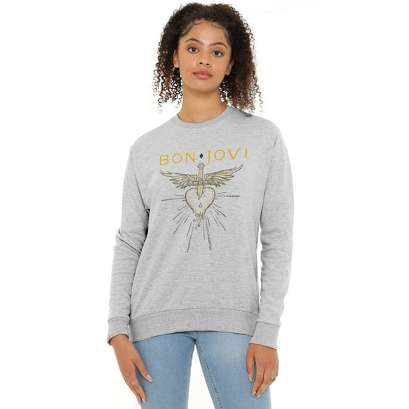 Bon Jovi Greatest Hits Women's Crew Sweatshirt