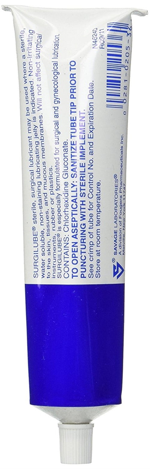 SurgiLube Surgical Lubricant Sterile Bacteriostatic Tube, 4.25 Oz., 12 Count HSA/FSA Eligible - Walmart.com SurgiLube Surgical Lubricant Sterile Bacteriostatic Tube, 4.25 Oz., 12 Count HSA/FSA Eligible - Walmart.com