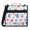 Orange, variant on Jiaoprinted Black Music Notes Zipper 3 D-Ring Binder Bag with Shoulder Strap, Watercolor Musical Waterproof Expanding Binder, Multi-Pocket Portfolio Organizer Case