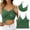 AE05-Green, variant on Lumtrix Built In Bra Tank Tops For Women Cotton Shelf Bra Camisole Tops Spaghetti Strap Tank Top Summer Cami Shirt Brown S