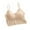 Beige, variant on Padded Bralettes for Women Push Up Ladies Fashion Comfortable No Underwire Lace Bra Underwear V-Neck Convertible Bra Feature Hook and Eye Closure T-Shirt Bra Style Y-601 , White One Size