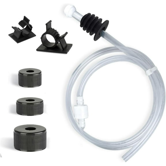 SBEN Soap Dispenser Extension Tube Kit 40 inches Under Counter Sink with Check Valve No More Refills