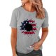 thumbnail image 1 of Gibobby Playera de Manga Corta con Cuello Redondo El Día la Independencia Verano imprimió camisetas manga corta Fashion T Shirt Tops Blose(Plata de plata,XL), 1 of 5