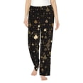 thumbnail image 2 of Goofa Casino Printed Soft Pajama Pants for Women, Wide Leg Comfy Casual Lounge Yoga Pants-XX-Large, 2 of 9