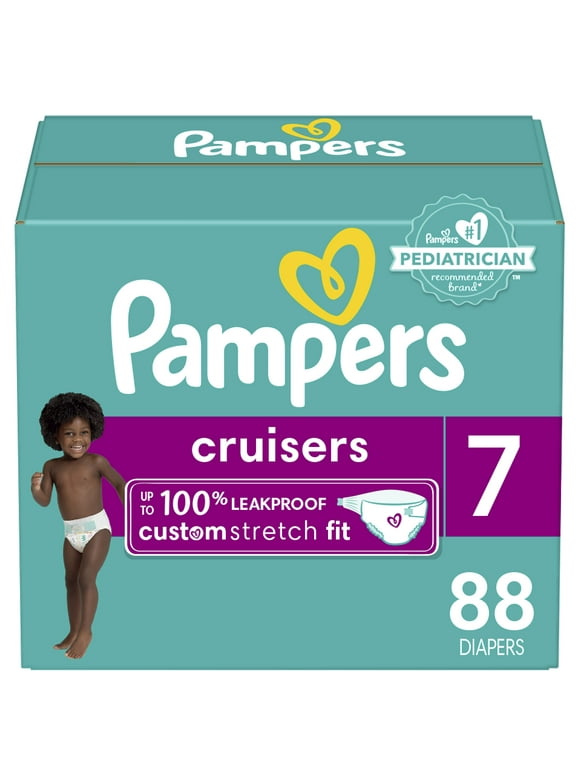 Pampers Cruisers Diapers Size 7, 88 count - Disposable Diapers