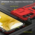 thumbnail image 2 of Dteck for Samsung Galaxy S23 Plus Case with Ring Holder Kickstand, Magnetic Rugged Hybrid Case with Dual Protection Military Grade Drop Protection Rugged Case for Samsung Galaxy S23 Plus, Red, 2 of 7