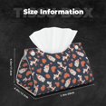 Kdxio Funny Dogs Print Tissue Box Cover,Modern PU Leather Rectangular