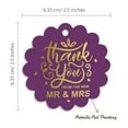 thumbnail image 6 of Inkdotpot Gold Foil Paper Hang Tags Thank You From The New Wedding Favor Tags 100 Piece, 6 of 6