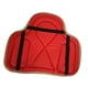 thumbnail image 5 of Mantilla de doma, transpirable, de piel sintética, práctica, para montar a caballo Rojo, 5 of 9