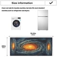 thumbnail image 6 of WOBOGO Cosmic Spiral Washing Machine Cloth Dryer Refrigerator Top Cover Protective Non-Slip Mat For Kitchen Laundry, 6 of 6