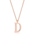 thumbnail image 1 of Precious Stars Collier Initiale en Acier Inoxydable Or Rose, 1 of 1