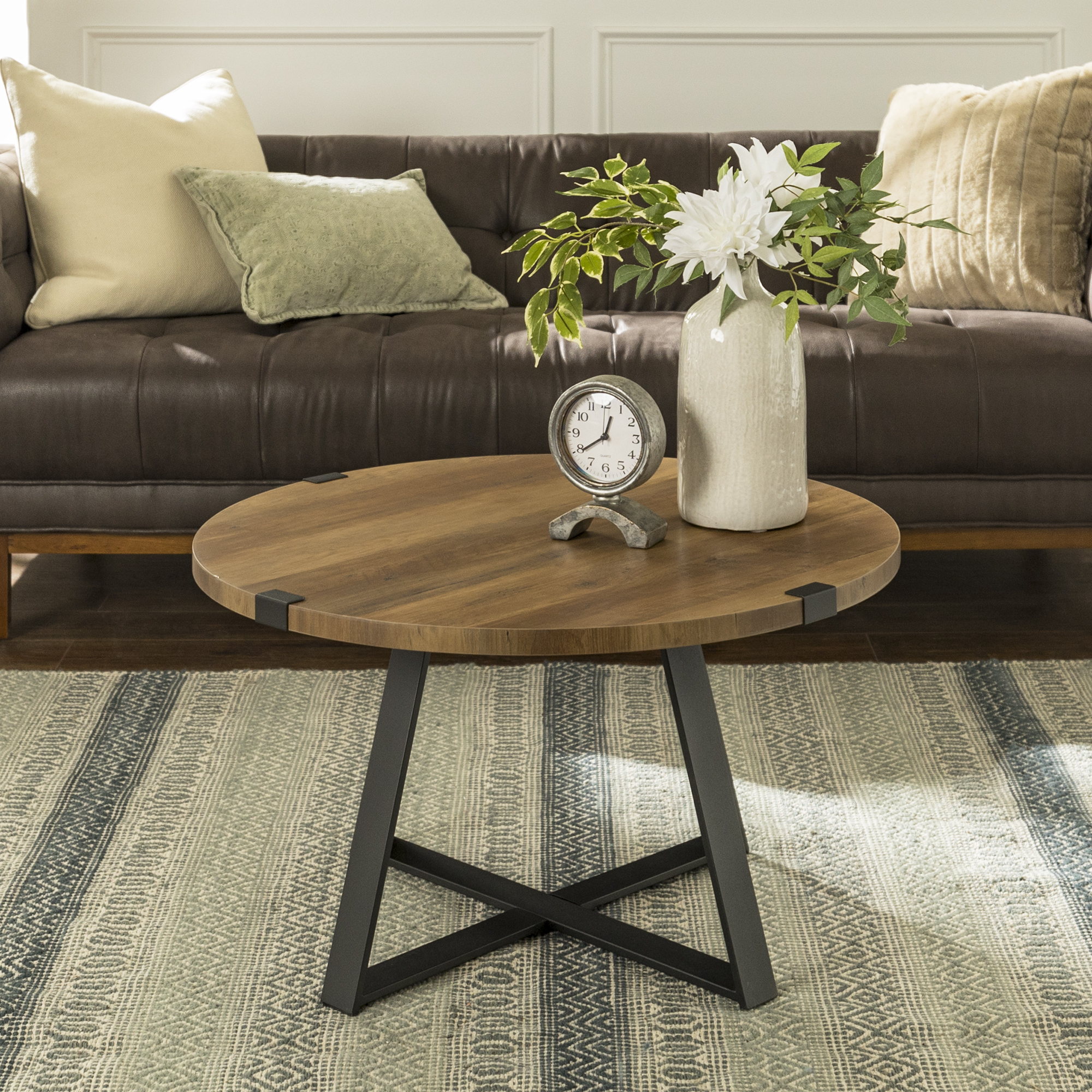 Slate Wrap Leg Coffee Table by River Street Designs - Multiple Finishes