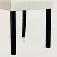 thumbnail image 3 of Dining Room Chairs Set of 2, Parsons Diner Chairs Fabric Side Kitchen Chairs White, 3 of 7