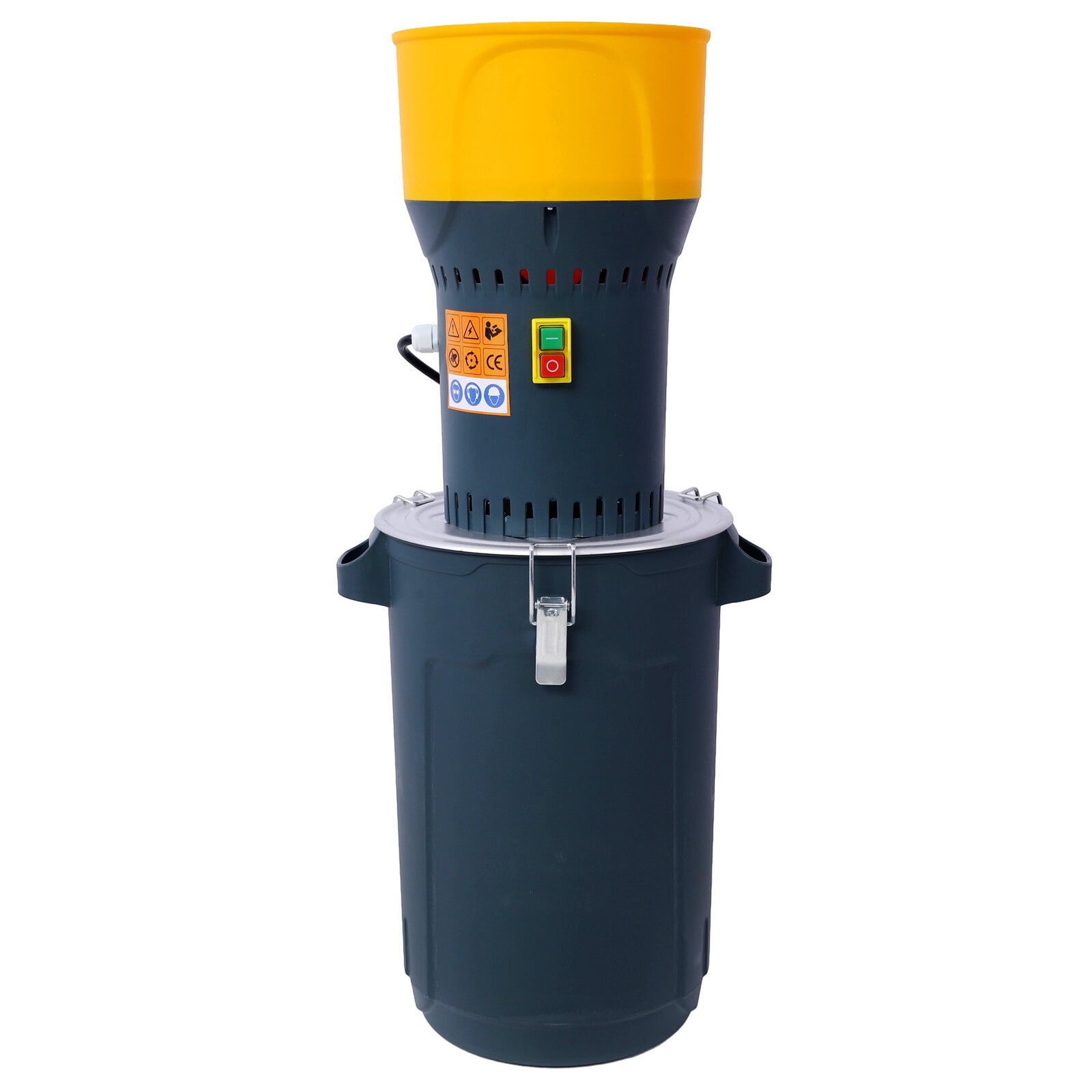 , 25L Grain Mill Grinder Electric Corn Grinder, Grain mills Mill Flour Mills Molino de Maiz, Farm Home Electric Grinder for Corn Grain Feed, Wheat Grinder with 5 Grinder Sieves+1Wrench, Dark Gray ,