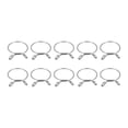 thumbnail image 1 of Unique Bargains Fuel Line Hose Clips, 10 Pack 29mm 304 Stainless Steel Single Wire Tubing Spring Clamps (Silver), 1 of 5