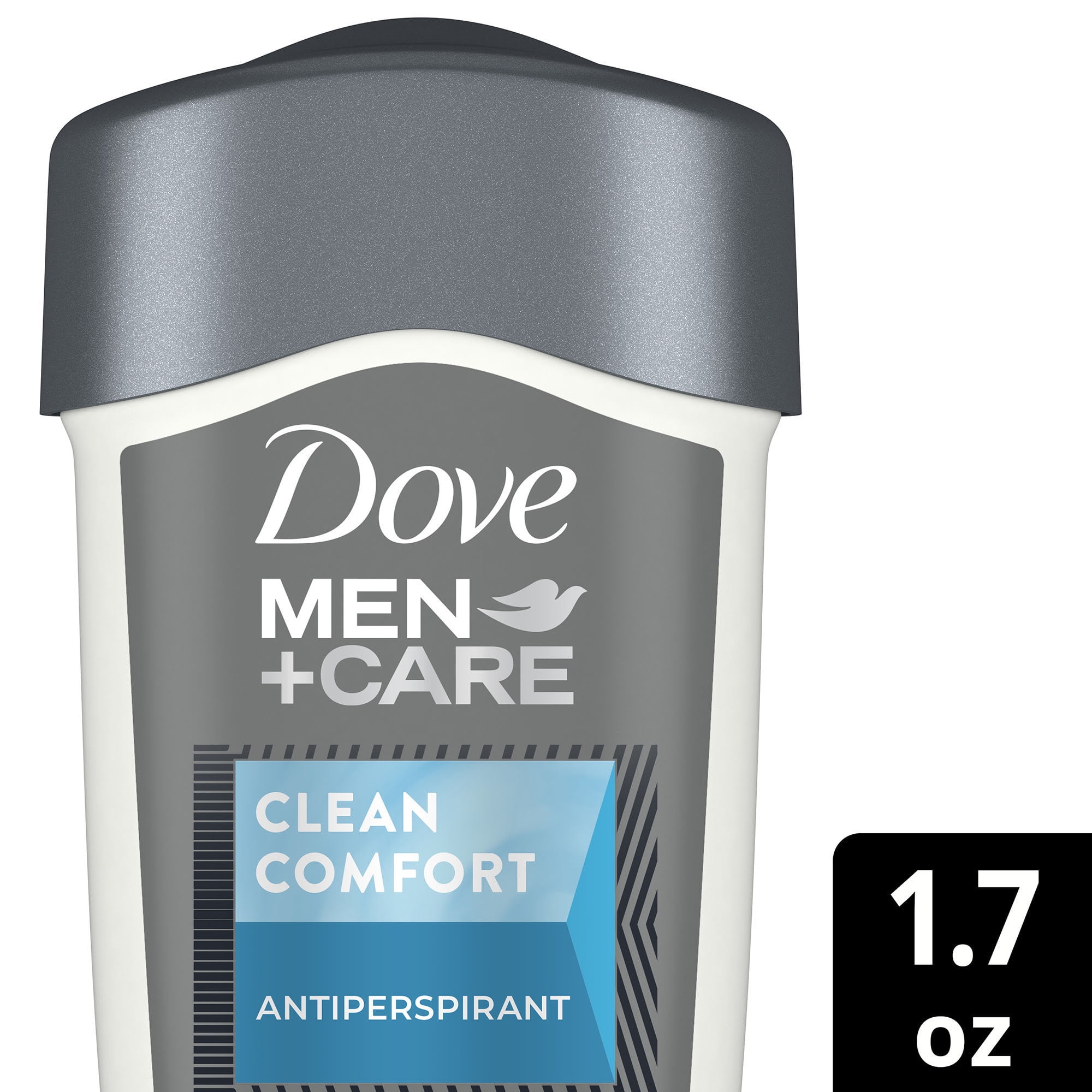 Dove Men+Care Clinical Protection Antiperspirant Clean Comfort Antiperspirant for men formulated with Triple Action Moisturizer 48-hour sweat and odor protection 1.7 oz