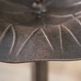 thumbnail image 4 of Chandler Outdoor Aluminum Top Bird Bath with Iron Base, Bronze, 4 of 6