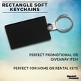 thumbnail image 3 of Rectangle Soft Keychains Set of 10, Bulk Pack - Perfect for Home, Tradeshows, Other Events - Black, 3 of 5
