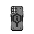 thumbnail image 3 of UAG iPhone 16 Case 6.1" Pathfinder Clear - Compatible with MagSafe Charging Rugged Shockproof Anti-Slip Military Grade Protective Cover, Ash, 3 of 6