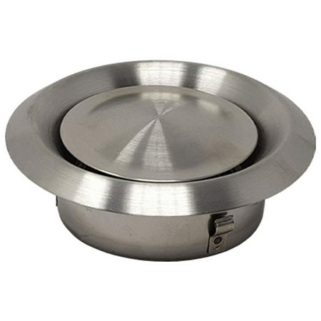 

Wall Air Vent Outlet Stainless Steel Metal Cover Exhaust Grille 100 125 150Mm