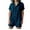 a Navy CASUAL jumpsuits for Women, variant on HAPIMO Cotton Linen Shorts Jumpsuit Rompers Overalls for Women Summer Short Sleeve Lapel Relaxed Trousers Fashion Solid Casual Button Workout Green XXL
