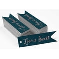 thumbnail image 2 of Inkdotpot Love Is Sweet Wedding Bottle Tag Real Rose Gold Foil Favor Hang Tags Pack Of 50, 2 of 6