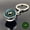 Leo, variant on 12 Zodiac Signs Keychain Bag Charm Time Gem Double-Sided Glass Ball Keychain Surrounding the Zodiac