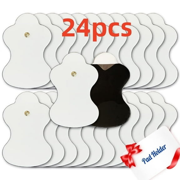 (24PCS) Compatible with Omron TENS Unit Replacement Pads Reusable Pads (not Omron Brand) 12 Pairs