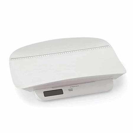 Digital baby scale with height measuring device and baby tray with LCD display