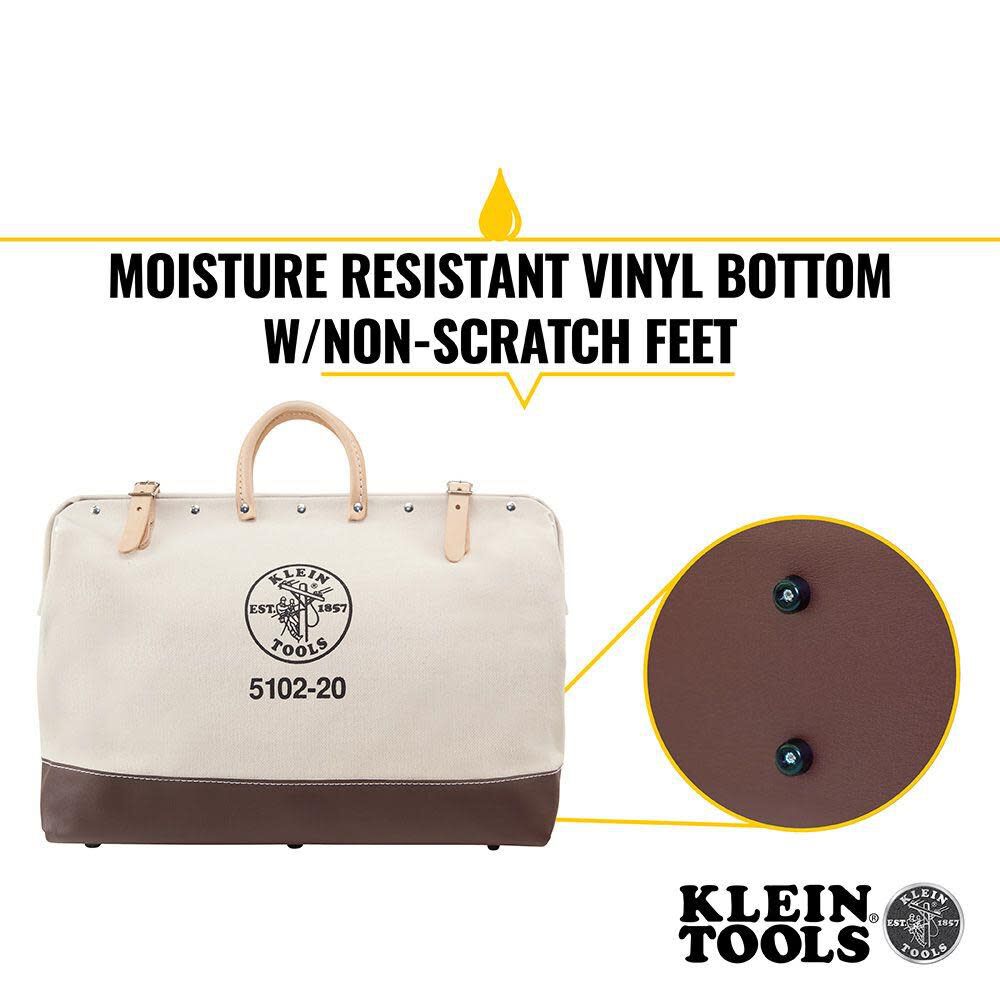 Klein Tools 20In Canvas Tool Bag