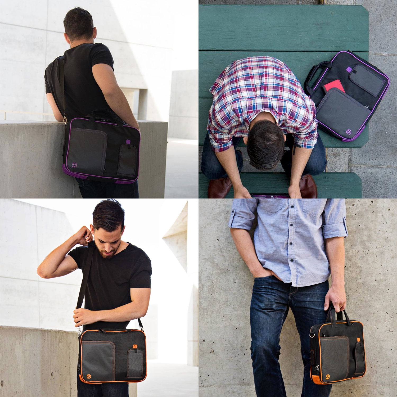 Mens and Womens Laptop Messenger Bag Shoulder Bag Briefcase 11.6 inch for iPad Pro 11, Acer Asus HP Lenovo Samsung Chromebook